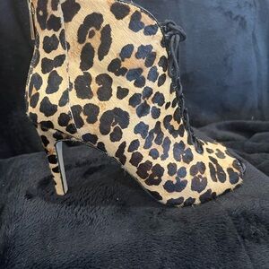 INC International Concepts Animal Print Heeled Boots